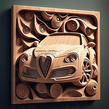 3D мадэль Alfa Romeo Giulietta 2010 (STL)